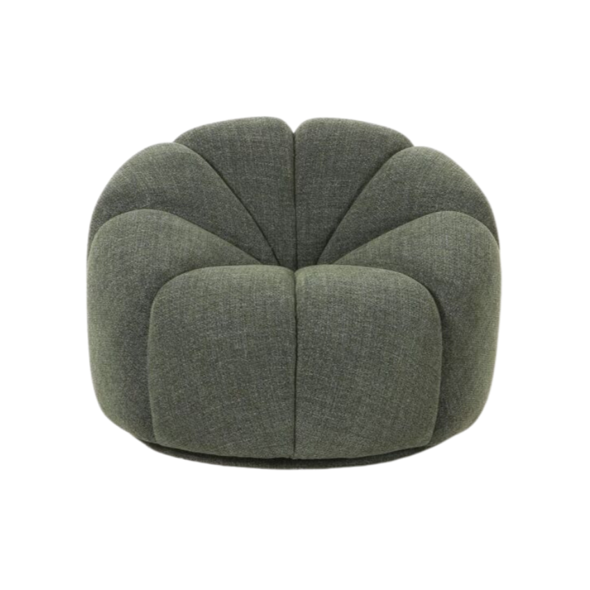 Draaifauteuil Cozy Vintage-Groen