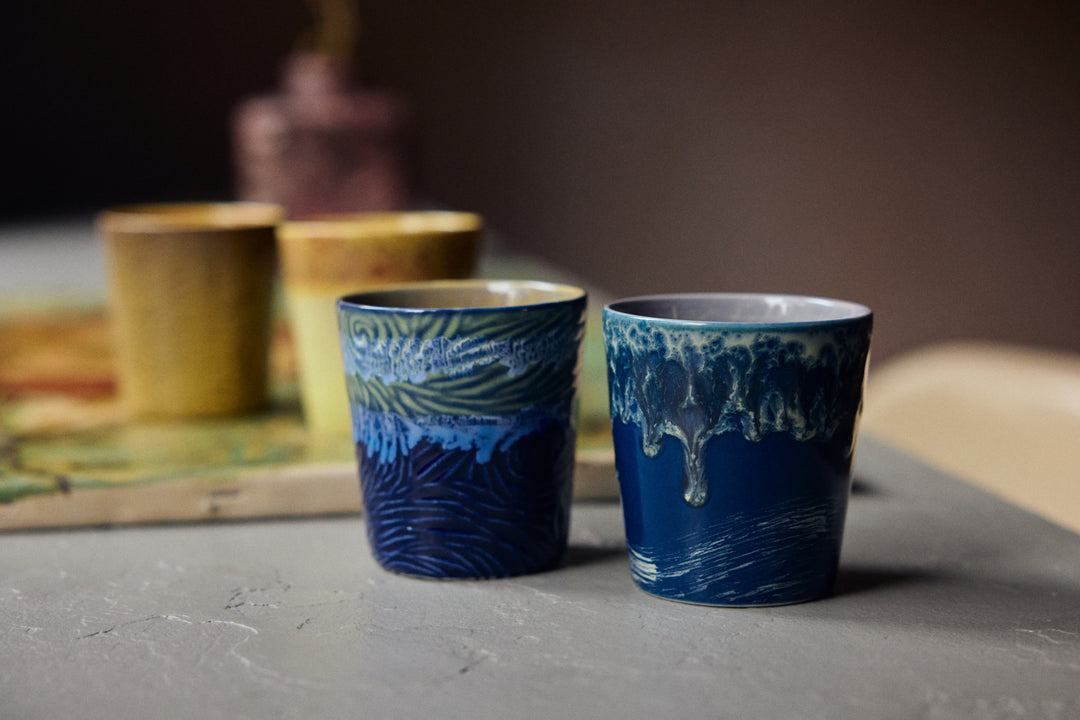Koffiemokken 'Starry Night' (set van 2)