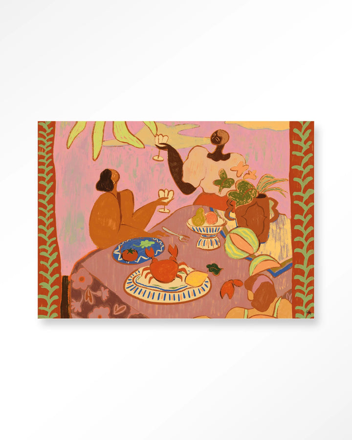 Schilderij Brunch