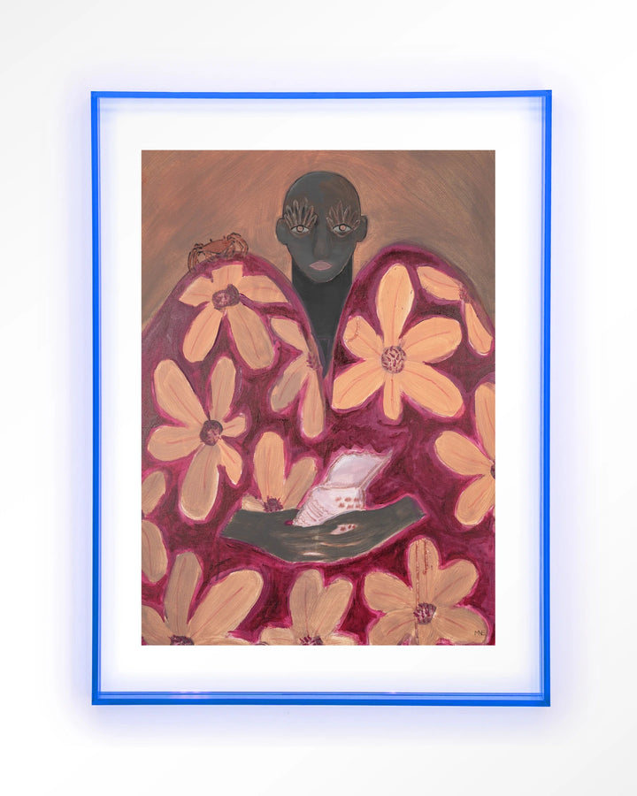 Schilderij Flower Lady