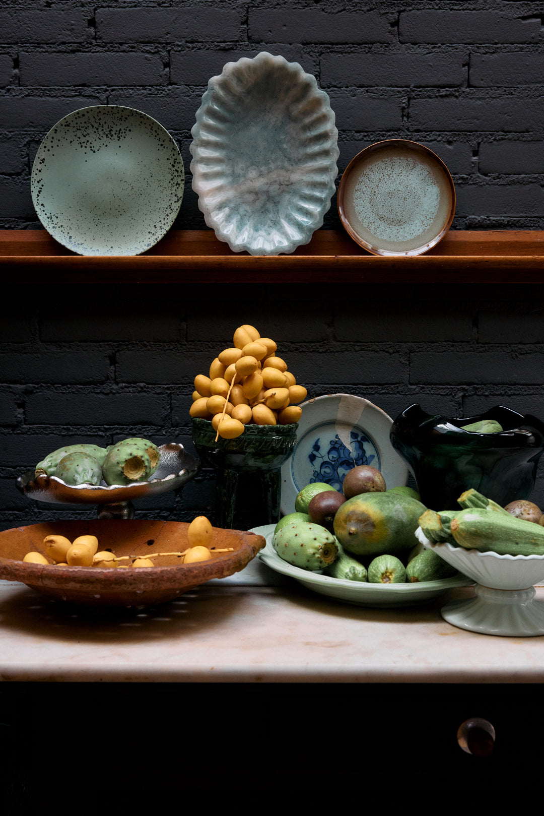 70s Bord 'Shanghai' (set van 2)