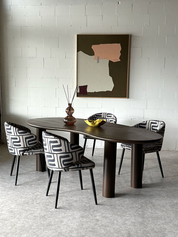 Eettafel Cleo dark brown