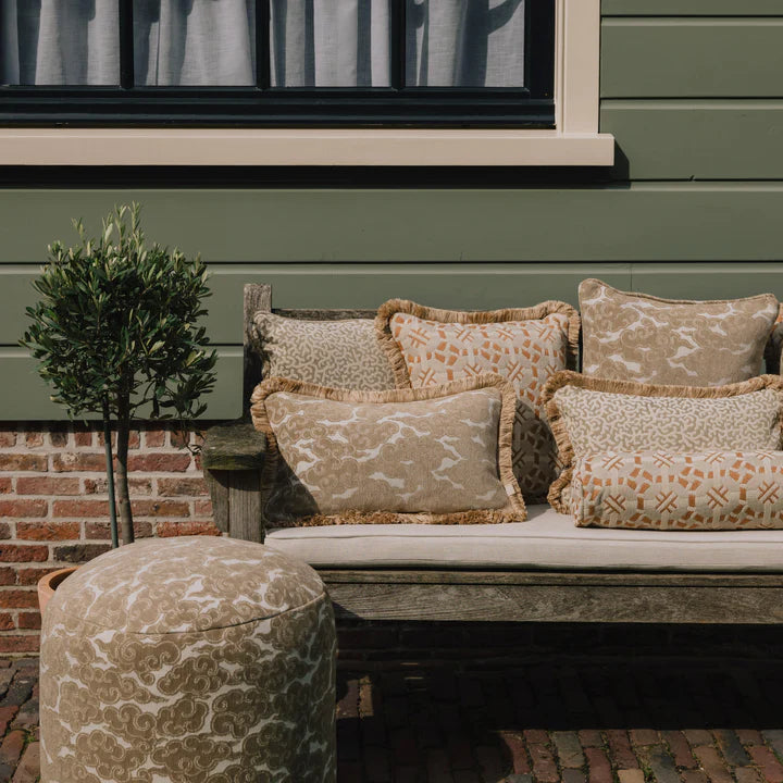 Kussen Palais Coco Karamel X Yin Zand & Ecru