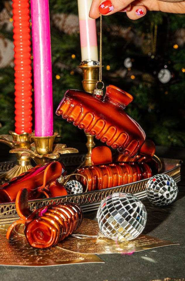 Kerstornament haarclip