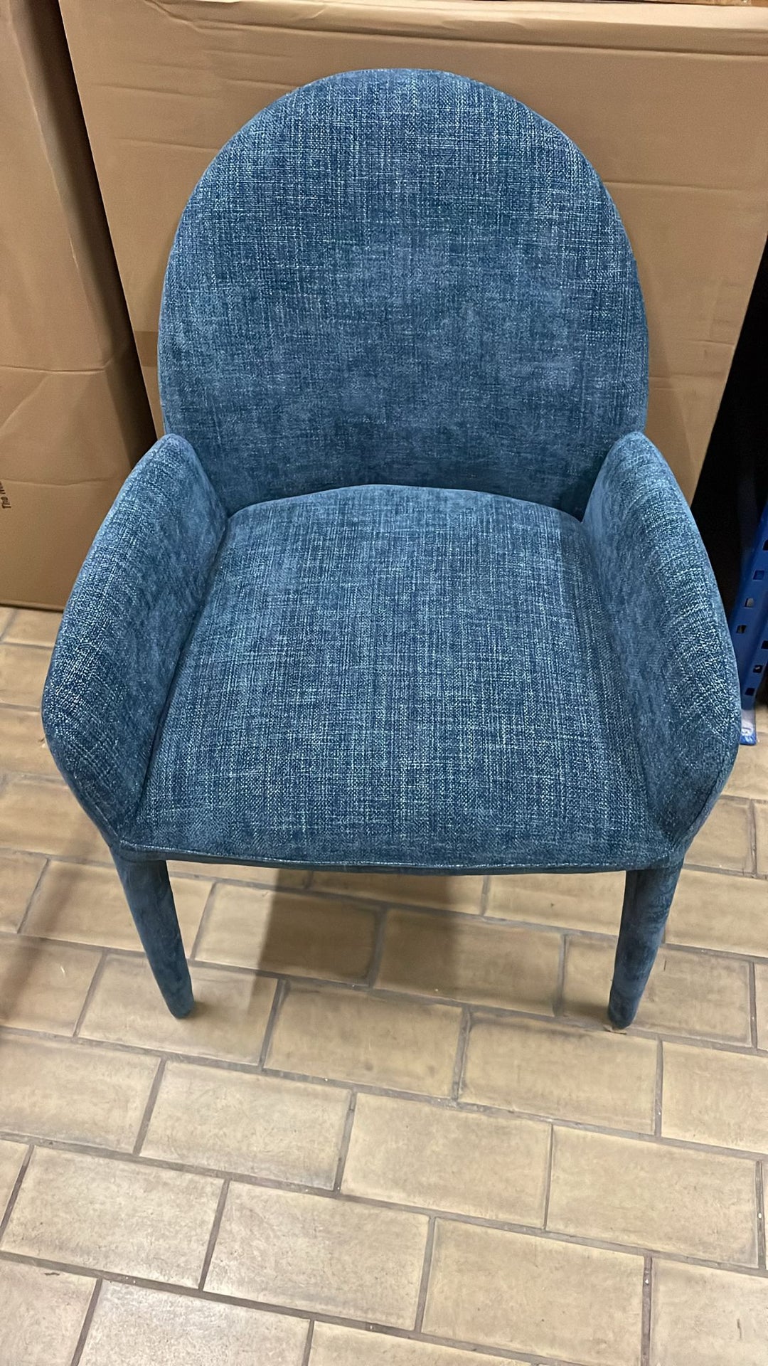 Eetkamerstoel Lavabo Jeans blauw