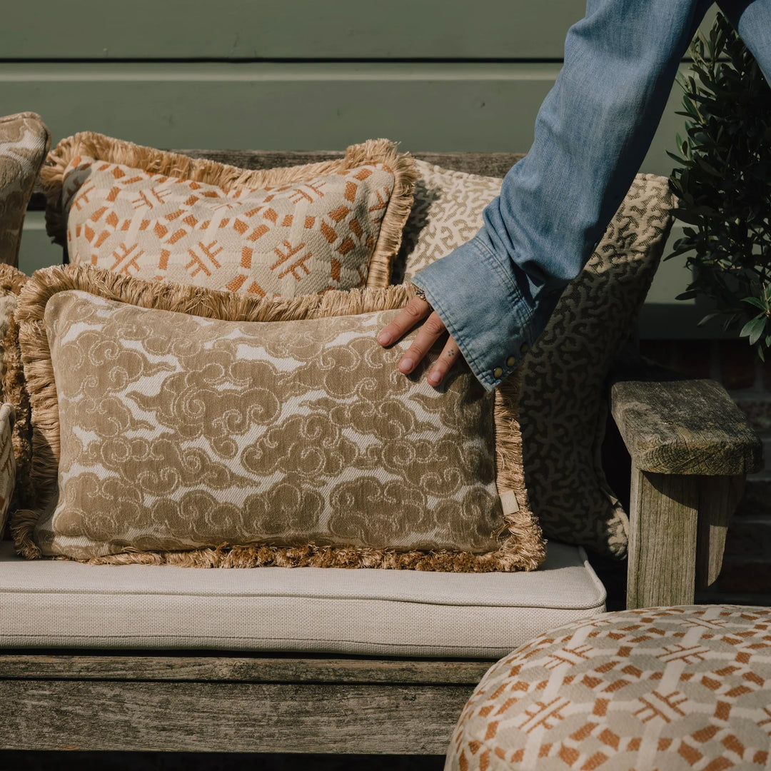 Kussen Palais Coco Karamel X Yin Zand & Ecru