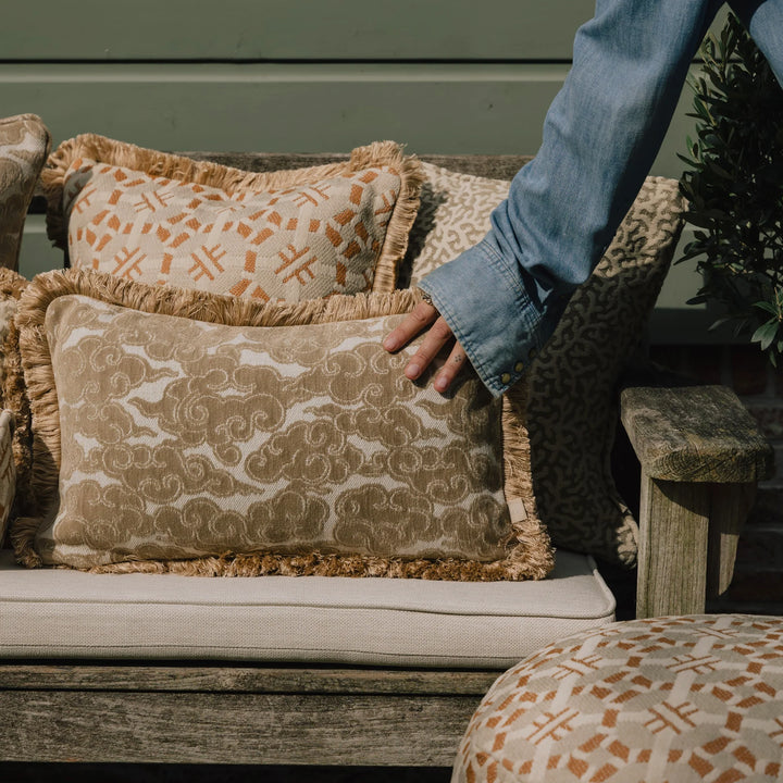 Kussen Palais Coco Karamel X Yin Zand & Ecru