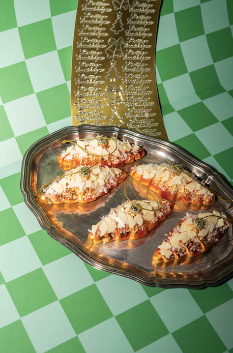 Kerstornament amandelcroissant