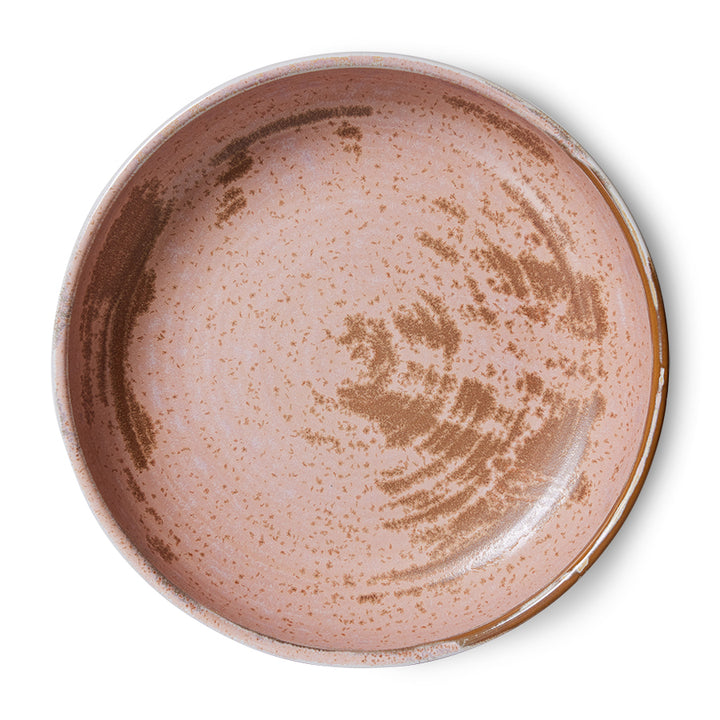 Chef ceramics: diep bord rustic pink