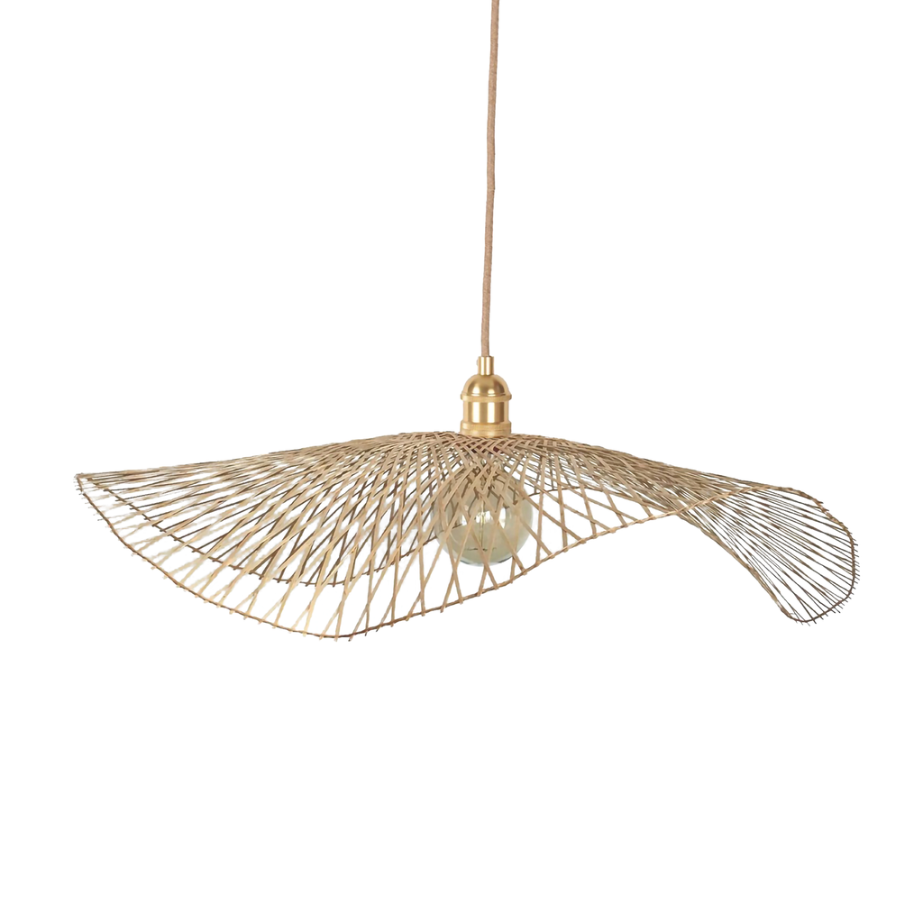 Rotanlamp Butterfly L