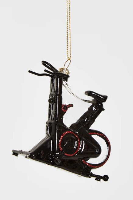 Kerstornament spinning fiets