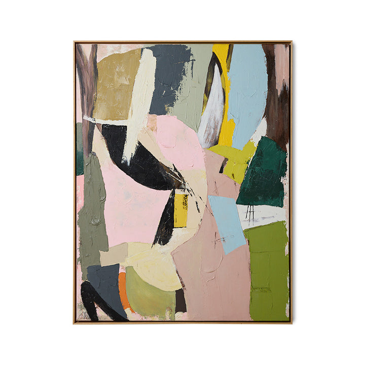 Framed artwork 'Colour cult' 103x143 cm