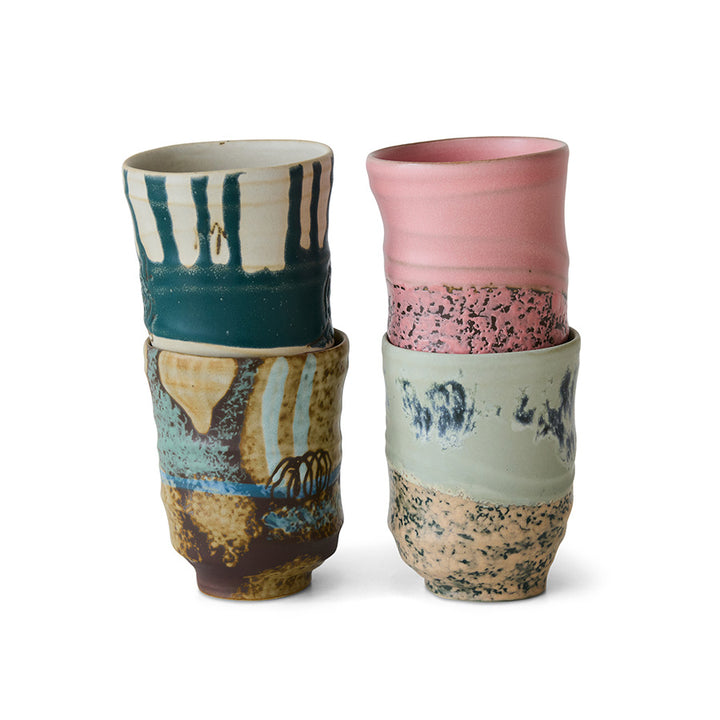 Koffie kopjes: Artist ceramics set v. 4