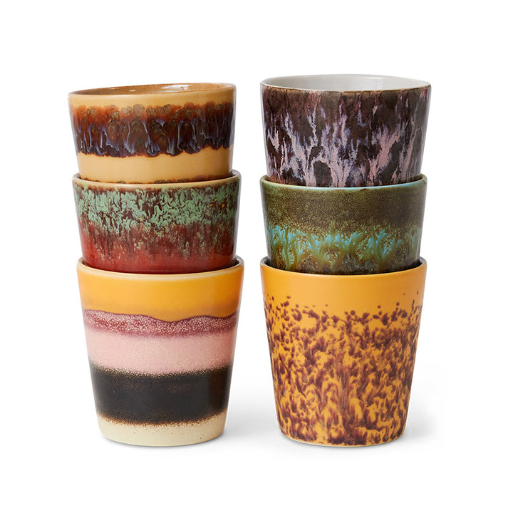70's koffie mokken: Earth
