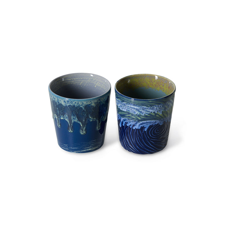 Koffiemokken 'Starry Night' (set van 2)