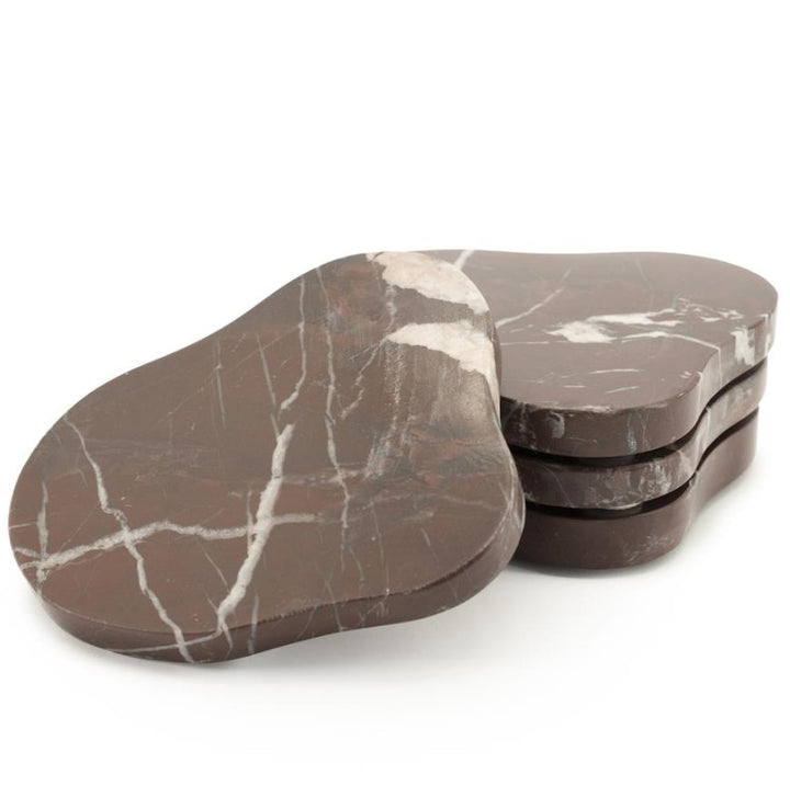 Marmeren onderzetters set van 4