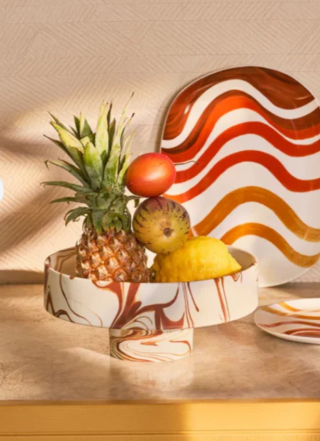 Serveerschaal Sunset Swirl