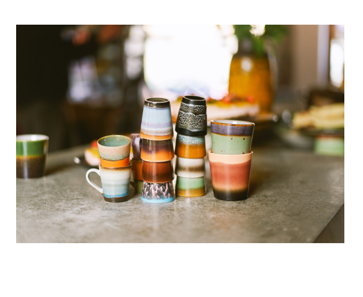 70'S KOFFIE MOKKEN STONE (SET V 6)