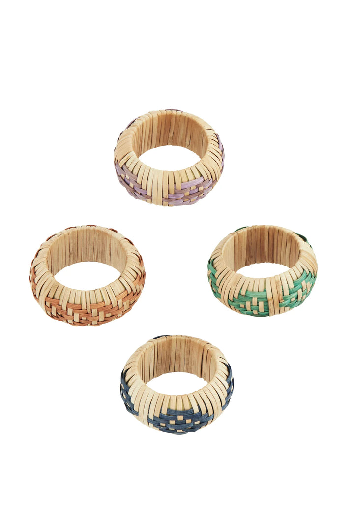 Set van 4 servetringen Bamboo