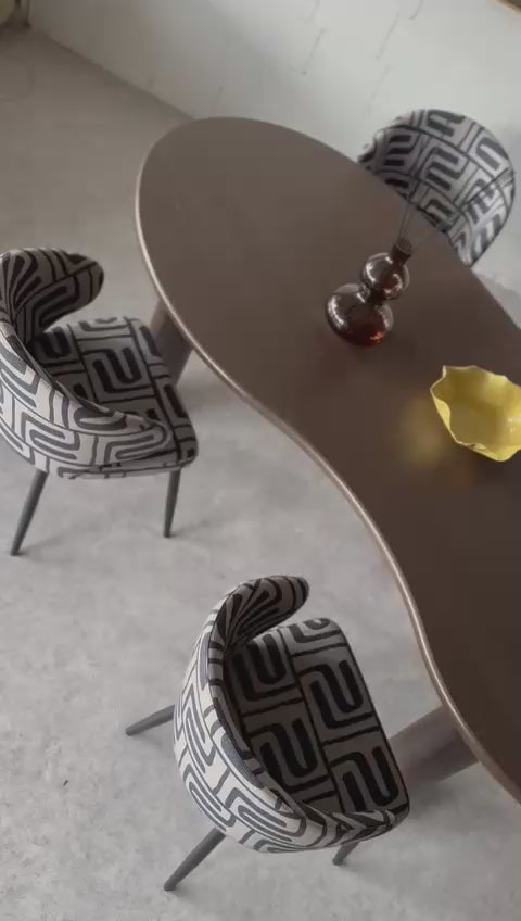 Eettafel Cleo dark brown