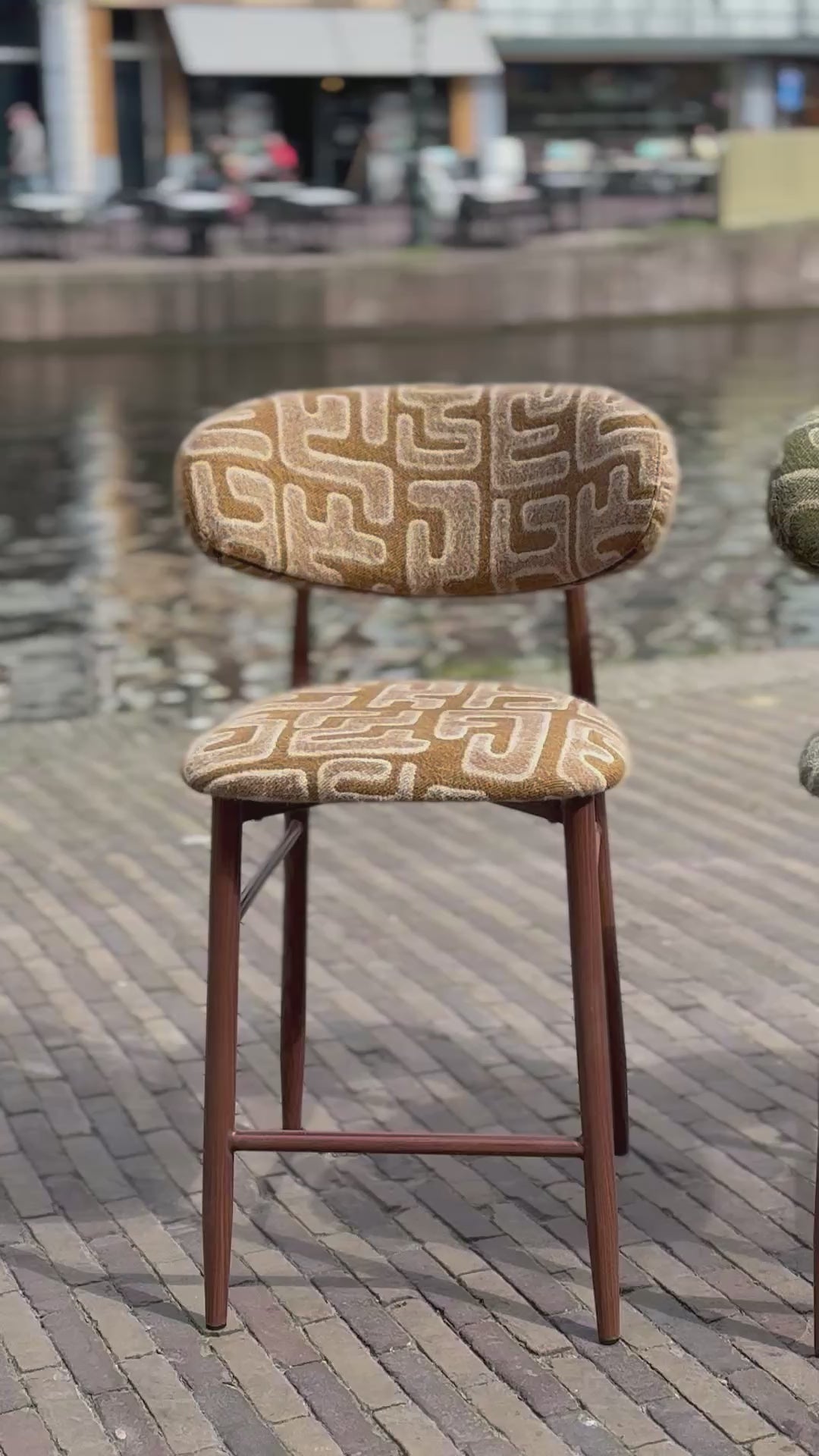 Barkruk Giorgia print (3 kleuren)