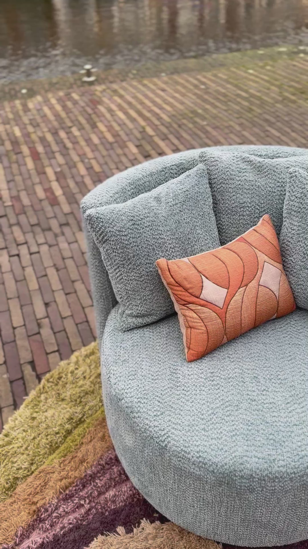 Lola fauteuil Be Lovely blauw