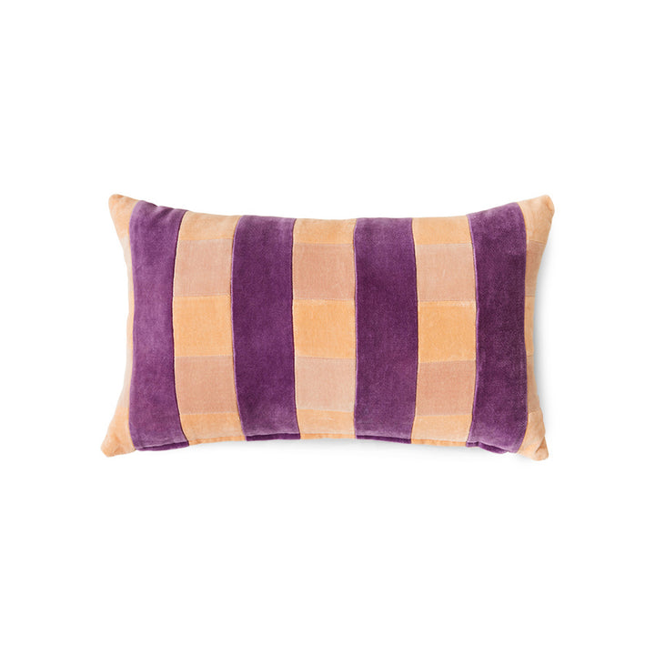 Striped velvet kussen