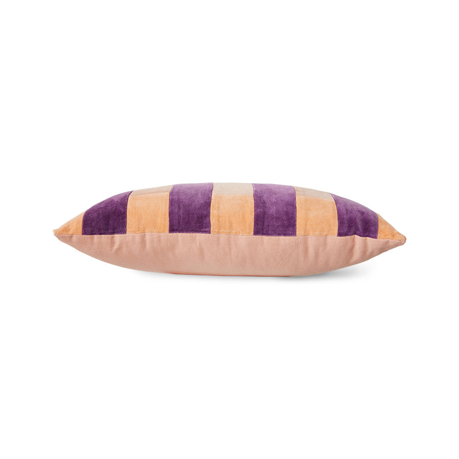 Striped velvet kussen
