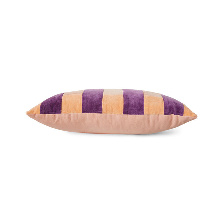 Striped velvet kussen