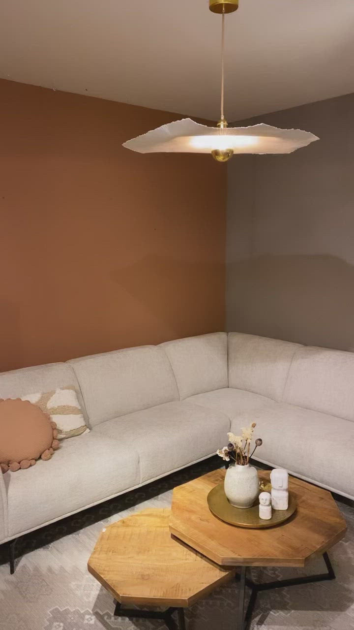 Hanglamp papier-maché Levide