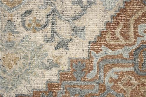 Vloerkleed Avori roest/blauw (2 maten)