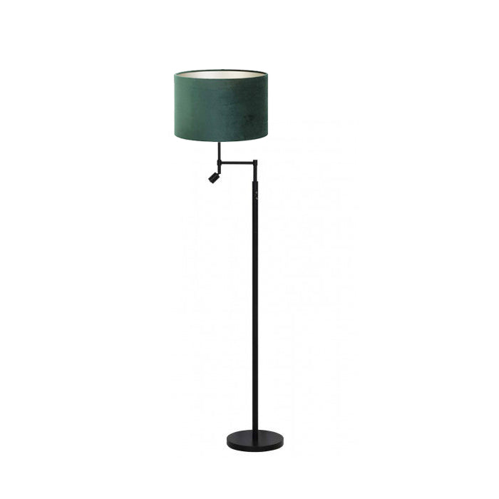 Vloerlamp Montan velvet groen