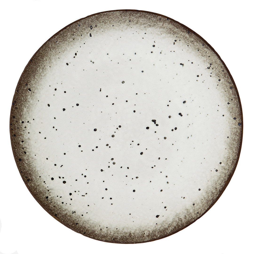 Stoneware bord Amber
