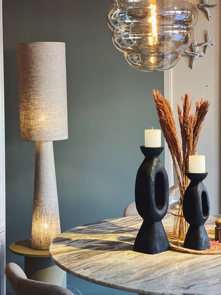 Vloerlamp Venus linnen