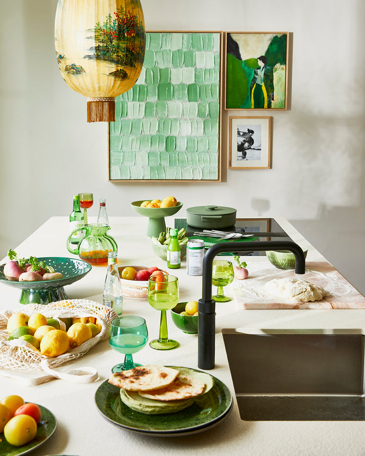 Schaal dripping green